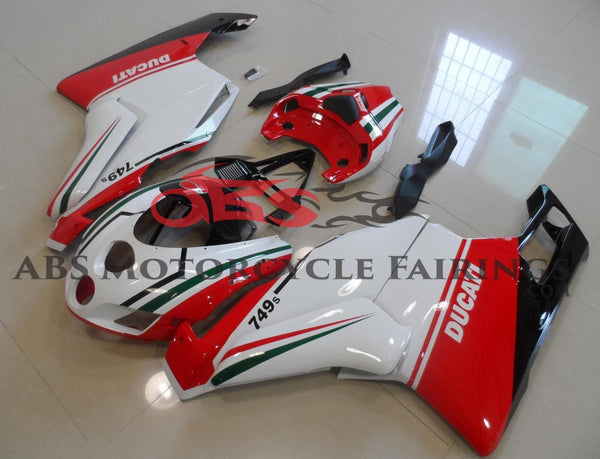 Ducati 749 (2005-2006) White, Red, Green & Black Fairings