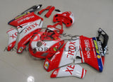 Red and White Xerox Fairing Kit for a 2005 & 2006 Ducati 749 motorcycle