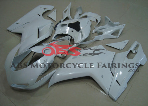 Ducati 848 (2007-2014) White Fairings