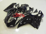 Gloss Black Fairing Kit for a 2007, 2008, 2009, 2010, 2011, 2012, 2013 & 2014 Ducati 848 motorcycle