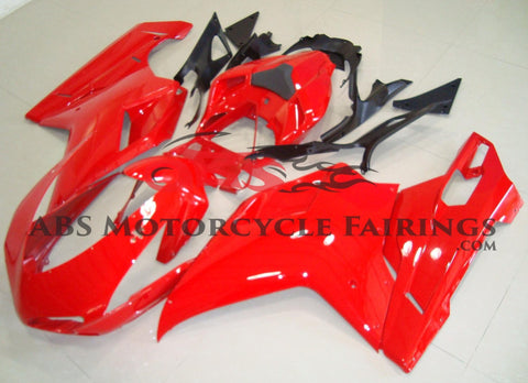 Ducati 848 (2007-2014) Gloss Red Fairings