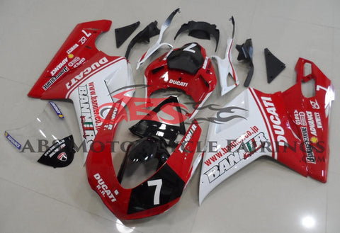 Ducati 1098 (2007-2012) Red, White & Black #7 Fairings