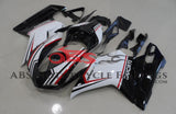 Ducati 848 (2007-2014) Black, White & Red Tricolor Fairings