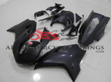 Matte Black and Black Fairing Kit for a 2007, 2008, 2009, 2010, 2011 & 2012 Ducati 1098 motorcycle