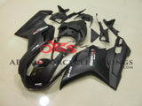 Matte Black and White Corse Fairing Kit for a 2007, 2008, 2009, 2010, 2011 & 2012 Ducati 1098 motorcycle
