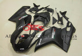 Matte Black and White Corse Fairing Kit for a 2007, 2008, 2009, 2010, 2011, 2012, 2013 & 2014 Ducati 848 motorcycle