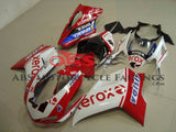Red and White Xerox #41 Fairing Kit for a 2007, 2008, 2009, 2010, 2011, 2012, 2013 & 2014 Ducati 848 motorcycle