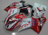 Red and White Xerox Valsir #21 Fairing Kit for a 2007, 2008, 2009, 2010, 2011, 2012, 2013 & 2014 Ducati 848 motorcycle