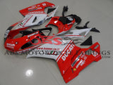 Red, White & Black #69 Fairing Kit for a 2007, 2008, 2009, 2010, 2011 & 2012 Ducati 1098 motorcycle