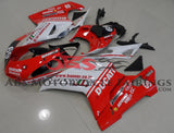 Red, White & Black #69 Fairing Kit for a 2007, 2008, 2009, 2010, 2011, 2012, 2013 & 2014 Ducati 848 motorcycle