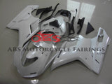 Pearl White & Black 2007-2012 DUCATI 1198