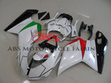 Pearl White & Black 2007-2012 DUCATI 1198