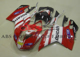 Red, White, Black & Yellow Tim #46 Fairing Kit for a 2007, 2008, 2009, 2010, 2011, 2012, 2013 & 2014 Ducati 848 motorcycle