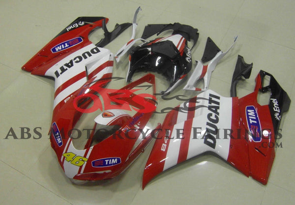Ducati 848 (2007-2014) Red, White, Black & Yellow Tim #46 Fairings