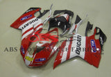 Red, White, Black & Yellow Tim #46 Fairing Kit for a 2007, 2008, 2009, 2010, 2011 & 2012 Ducati 1198 motorcycle
