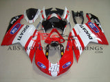 Red, White & Black Tim #46 Fairing Kit for a 2007, 2008, 2009, 2010, 2011, 2012, 2013 & 2014 Ducati 848 motorcycle