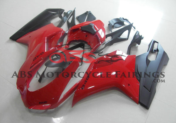 Ducati 1098 (2007-2012) Red & Matte Black Fairings