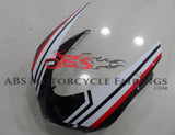 Black, White and Red Tricolor  Fairing Kit for a 2007, 2008, 2009, 2010, 2011, 2012, 2013 & 2014 Ducati 1098 motorcycle