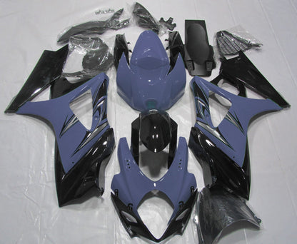 Suzuki GSXR1000 (2007-2008) Blue, Black & Silver Fairings
