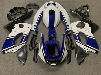 YAMAHA YZF600R (1998-2007) WHITE, DARK BLUE & BLACK FAIRINGS