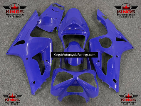 Fairing kit for a Kawasaki ZX6R 636 (2003-2004) Blue