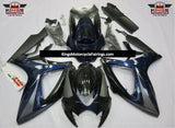 Suzuki GSXR600 (2006-2007) Dark Blue, Gray & Black Fairings