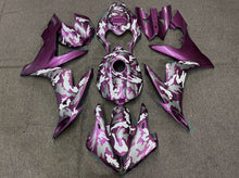 Yamaha YZF-R1 (2004-2006) Purple Magenta, White & Gray Camouflage Fairings