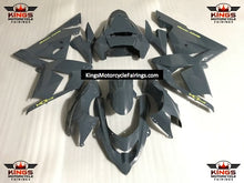 Dark Nardo Gray and Yellow Fairing Kit for a 2004 & 2005 Kawasaki ZX-10R motorcycle