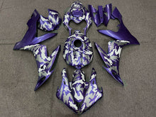 Purple, White and Gray Camouflage Fairing Kit for a 2004, 2005 & 2006 Yamaha YZF-R1 motorcycle