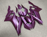 Matte Purple Fairing Kit for a 2017, 2018, 2019 & 2020 Yamaha YZF-R6 motorcycle