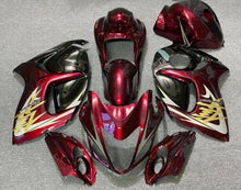 Suzuki GSXR1300 Hayabusa (2008-2019) Dark Red, Black & Gold Fairings