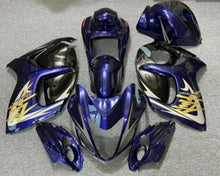 Suzuki GSXR1300 Hayabusa (2008-2019) Dark Blue, Black & Gold Fairings