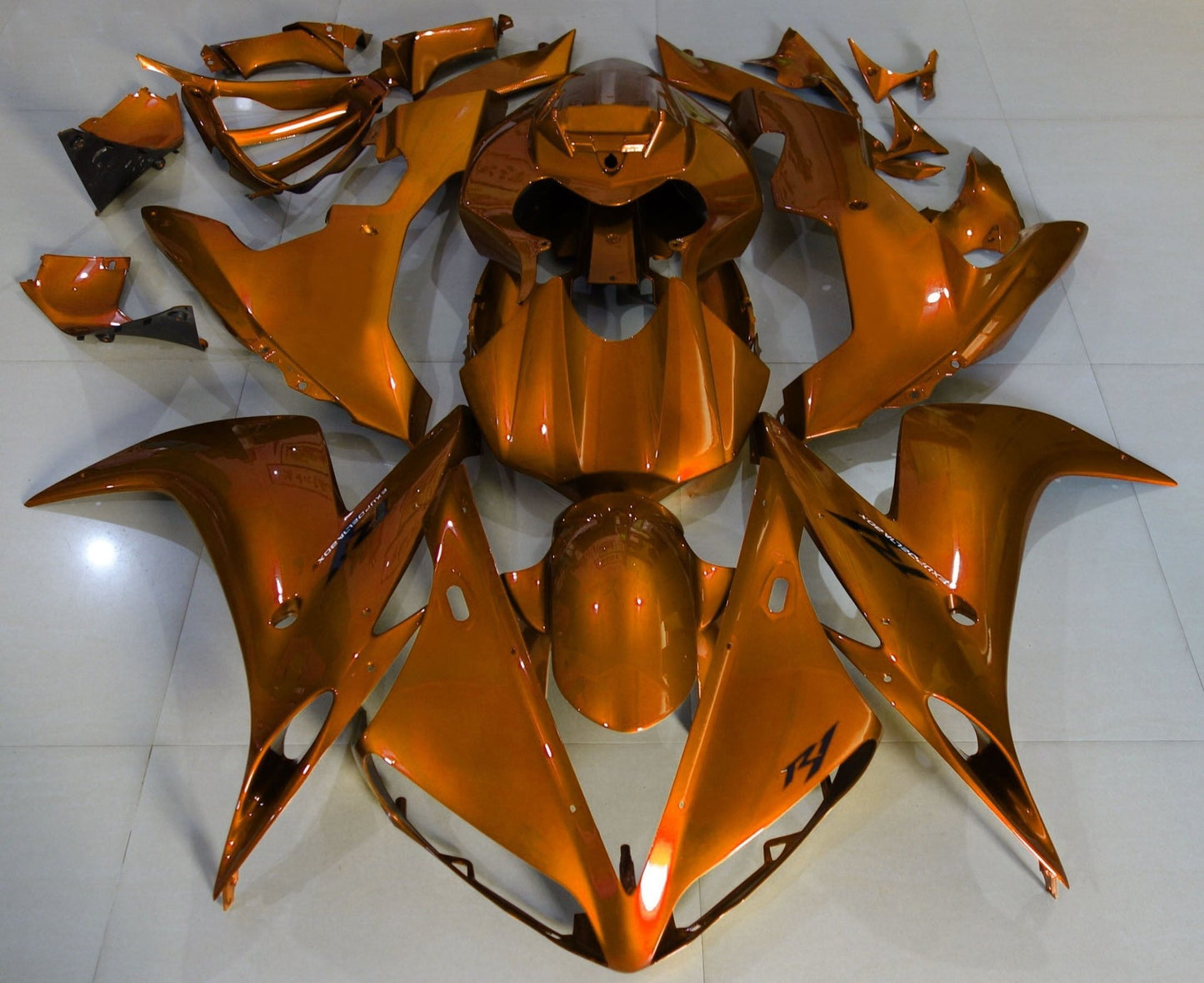 Orange Fairing Kit for a 2004, 2005 & 2006 Yamaha YZF-R1 motorcycle