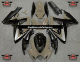 Desert Tan, Black and Silver Fairing Kit for a 2006 & 2007 Suzuki GSX-R600 motorcycle