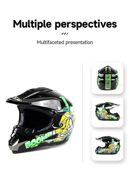 Matte Orange & Matte Black Dirt Bike Motorcycle Helmet Matte Orange & Matte Black Dirt Bike Motorcycle Helmet