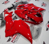 Red Fairing Kit for a 2007, 2008, 2009, 2010, 2011 & 2012 Ducati 1098 motorcycle