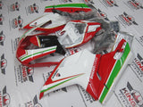 Ducati 1198 (2007-2012) Red, White, Green & Gold Fairings at KingsMotorcycleFairings.com