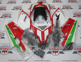 Ducati 1198 (2007-2012) Red, White, Green & Gold Fairings at KingsMotorcycleFairings.com