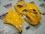 Ducati 748 (1994-2003) Dark Yellow & Silver Fairings at KingsMotorcycleFairings.com