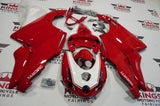 Ducati 749 (2003-2004) Red & White Classic Fairings - KingsMotorcycleFairings.com
