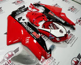 Ducati 749 (2005-2006) Red, Black & White MonsterMob Fairings at KingsMotorcycleFairings.com