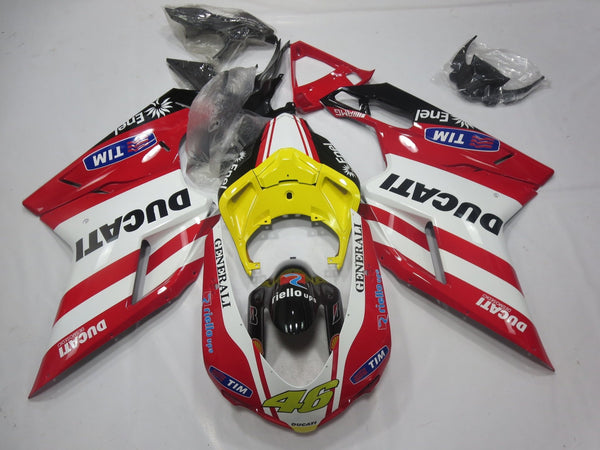 Ducati 1198 (2007-2012) Red, White, Black & Yellow Fairings