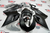 Ducati 848 (2007-2014) Matte Black & Black Fairings - KingsMotorcycleFairings.com
