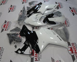 Pearl White and Black Fairing Kit for a 2007, 2008, 2009, 2010, 2011, 2012, 2013 & 2014 Ducati 848 motorcycle