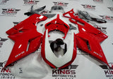 Ducati 848 (2007-2014) Red & White Fairings at KingsMotorcycleFairings.com