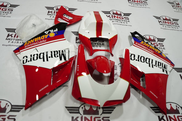 Ducati 916 (1994-1999) Red & White Marlboro Fairings at KingsMotorcycleFairings.com