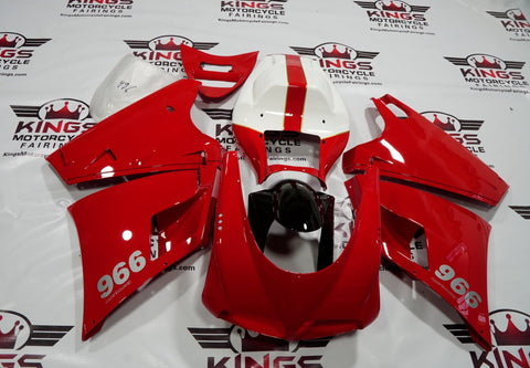 Ducati 996 (1998-2002) Red, White & Black Fairings at KingsMotorcycleFairings.com