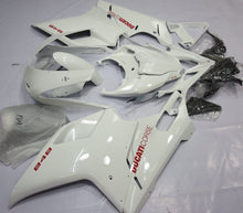 Ducati 1098 Fairing Pieces (2007-2012) White, Red Corse at KingsMotorcycleFairings.com