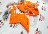 Ducati 1198 Fairing Parts (2007-2012) Orange, Black from KingsMotorcycleFairings.com