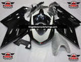 Ducati 1198 Fairings (2007-2012) Black, White, Gold at KingsMotorcycleFairings.com